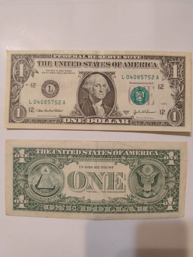 Banconota one dollar - banconota-one, dollar-the