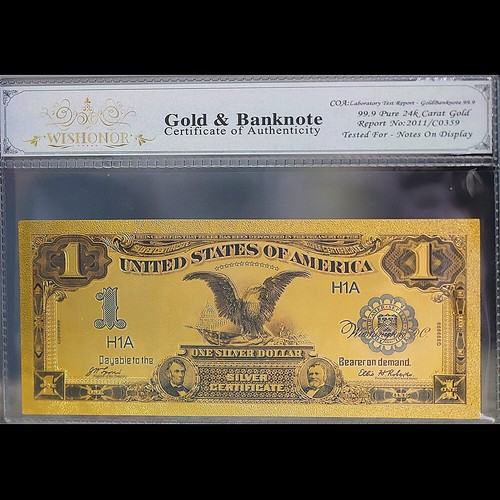 Banconota dollaro oro - da,