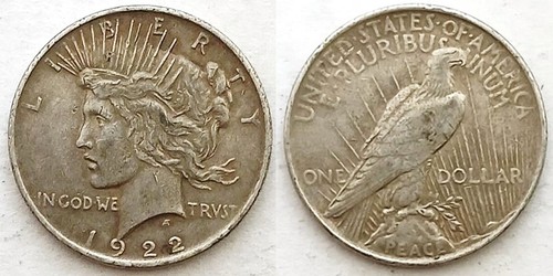 Dollaro 1922 usa stati - -,