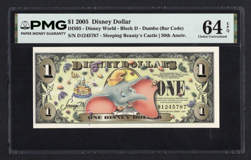 Disney dollar one 2005 - dollar,