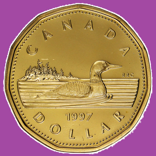 1997 canada one dollar - canada, proof