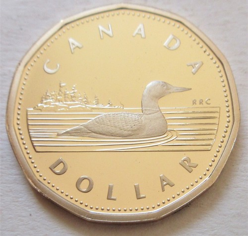 2002 canada proof loonie - loonie, one