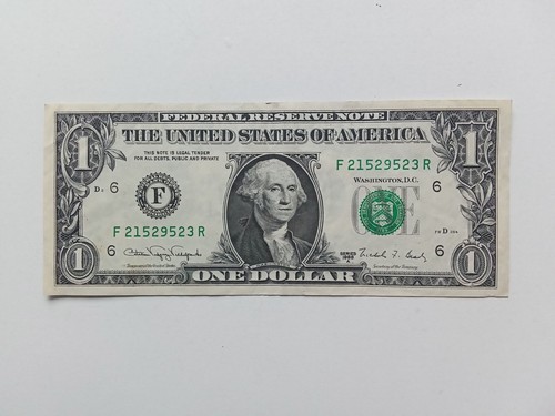 Banconota one dollar serie - one,
