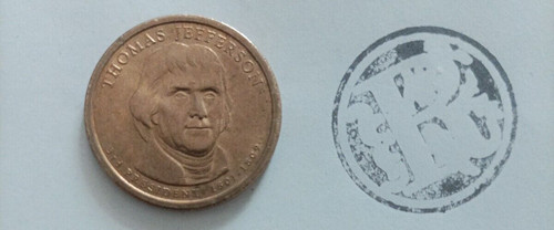 Usa 2007 one dollar thomas - 2007,