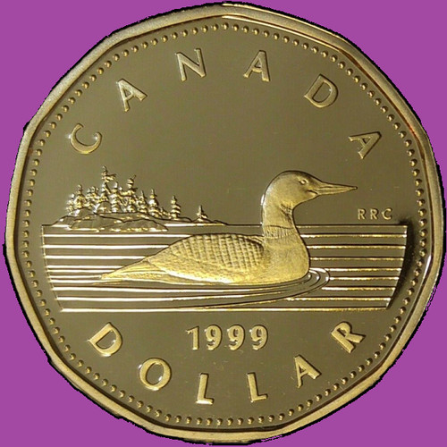 1999 canada one - one, dollar