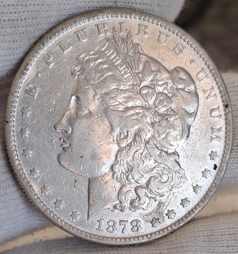 Morgan silver dollar 1878 - silver,