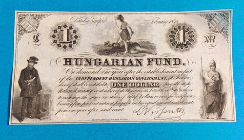 One dollar 1852 - one,