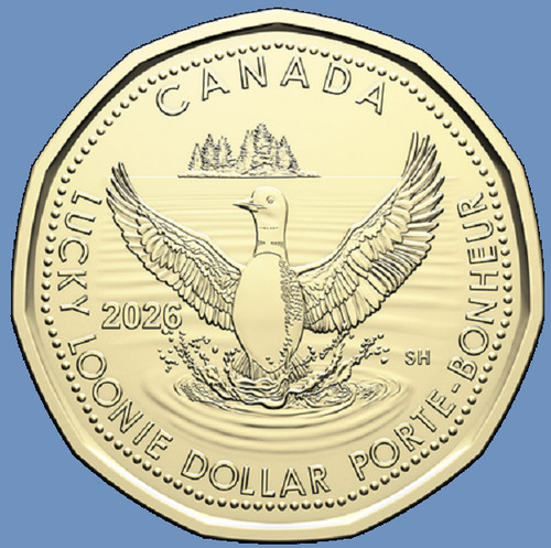 2026 canada new - lucky, loonie