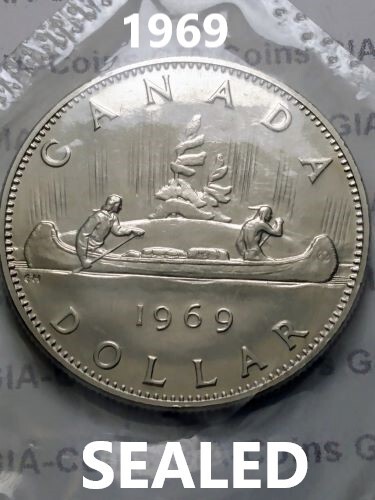 Canada 1969 one dollar - canada, dollar 
