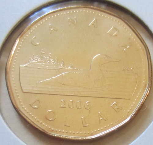 2006 canada one dollar loonie - 2006,