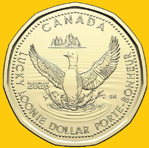 2026 canada new lucky - canada, loonie